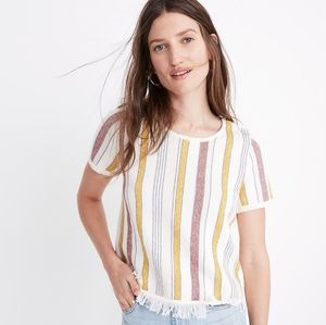 Madewell Blakely Stripe Sweater Tee Size XS